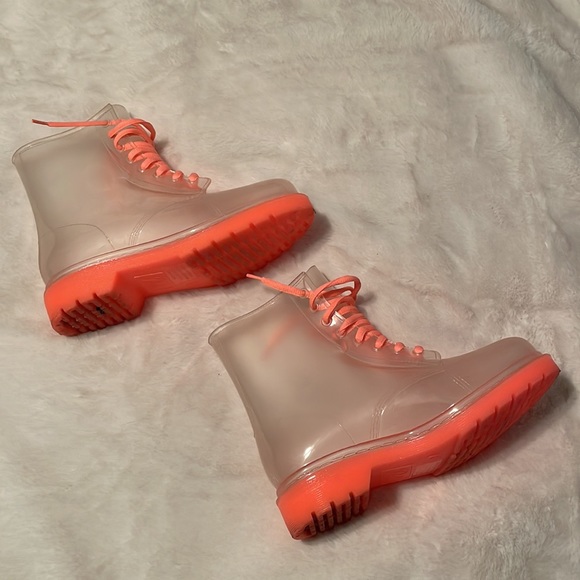 Pink & Clear Workboots - Size 6 - Picture 4 of 9